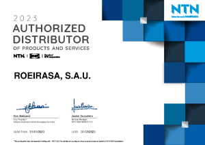 CERTIFICADO DE DISTRIBUIDOR NTN 2023 ROEIRASA SAU
