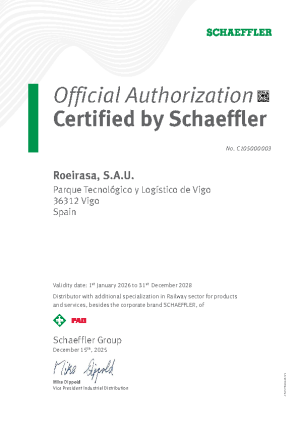 Schaeffler 2026 Roeirasa